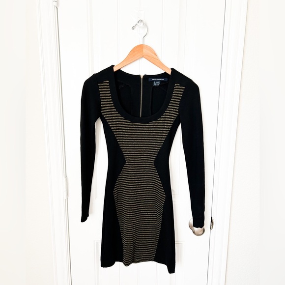 French Connection Long Sleeve Dress Size 2 - Picture 1 of 2